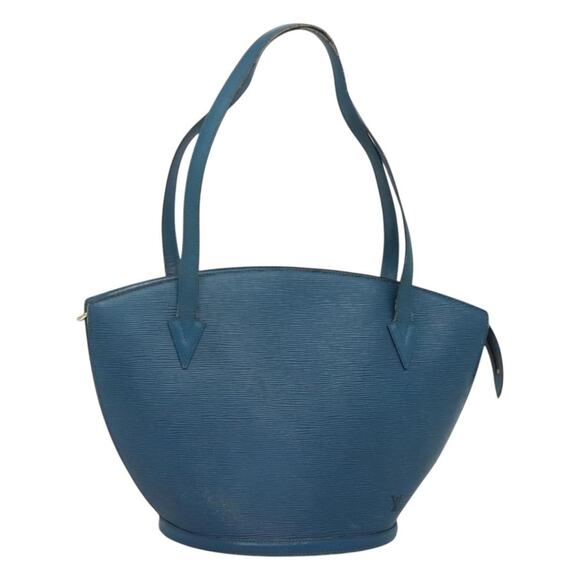 LOUIS VUITTON Epi Saint Jacques Shopping Shoulder Bag Blue M52275 - Picture 1 of 16